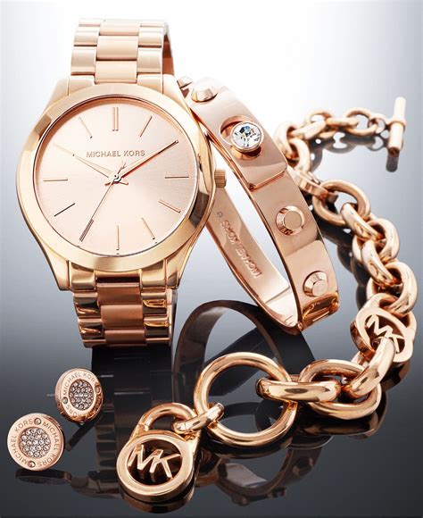 michael kors rose radiant gold macy's|Michael Kors Jewelry .